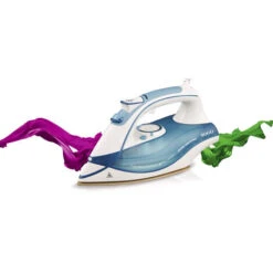 Plancha Vapor Profesional - Suela Cerámica - 0,40L - 2600W - Azul