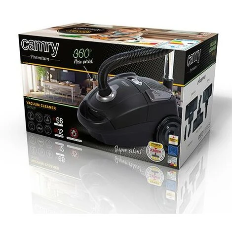 Adler Camry CR 7037 Aspiradora Trineo Con Bolsa Super Silent, Indicador De Bolsa Llena, Filtro HEPA, Control De Potencia, Todo Tipo De Suelos, Alfombras, Tapicerías, Boquilla Para Ranuras, Negro, 800W 1 Adler Camry CR 7037 Aspiradora Trineo Con Bolsa Super Silent, Indicador De Bolsa Llena, Filtro HEPA, Control De Potencia, Todo Tipo De Suelos, Alfombras, Tapicerías, Boquilla Para Ranuras, Negro, 800W