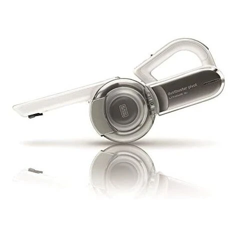 Black & Decker BLACK+DECKER PV1820L Aspirador De Mano Sin Cable 18 V (1.5 Ah) 8 Posiciones De Limpieza Cabezal Pivotante Acción Ciclónica Diseño Compacto Y Ligero, Color Blanco 1 Black & Decker BLACK+DECKER PV1820L Aspirador De Mano Sin Cable 18 V (1.5 Ah) 8 Posiciones De Limpieza Cabezal Pivotante Acción Ciclónica Diseño Compacto Y Ligero, Color Blanco