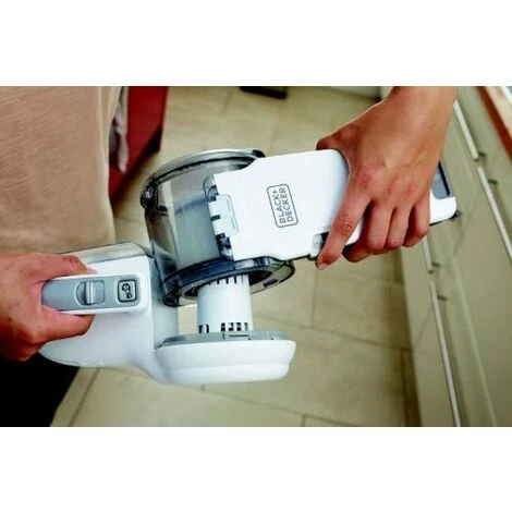 Black & Decker BLACK+DECKER PV1820L Aspirador De Mano Sin Cable 18 V (1.5 Ah) 8 Posiciones De Limpieza Cabezal Pivotante Acción Ciclónica Diseño Compacto Y Ligero, Color Blanco 2 Black & Decker BLACK+DECKER PV1820L Aspirador De Mano Sin Cable 18 V (1.5 Ah) 8 Posiciones De Limpieza Cabezal Pivotante Acción Ciclónica Diseño Compacto Y Ligero, Color Blanco - Imagen 2