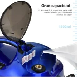 COSTWAY Limpiadora A Vapor Con 19 Accesorios, 1,5 L,2000 W Y Cierre De Seguridad Para Niños Para Alfombra Piso Ventana Automático (Azul) -Hogar Limpieza Tienda 38745713 5