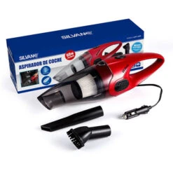 Aspirador Coche Potente 60W Aspiradora Mano Portátil Con Filtro Hepa Cable 3M