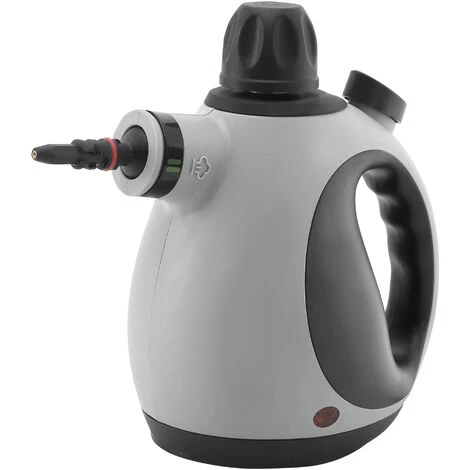 HOMCOM Limpiador A Vapor De Mano 1050W Vaporeta De Limpieza 3,2 Bares De Presión Con Tanque De 350 Ml Y 9 Accesorios Multiuso Para Asientos Coche 30x15x21 Cm 1 HOMCOM Limpiador A Vapor De Mano 1050W Vaporeta De Limpieza 3,2 Bares De Presión Con Tanque De 350 Ml Y 9 Accesorios Multiuso Para Asientos Coche 30x15x21 Cm