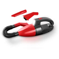 Aspirador Coche Potente Aspiradora Mano Portátil Con Filtro 12V Para Mechero Luz