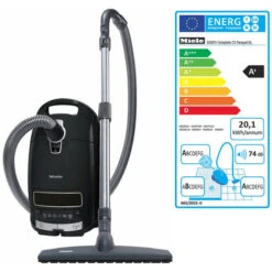 Aspirador De Bidón Negro A+baa 74db - Complete C3 Parquet Xl Eco/1 - Miele -