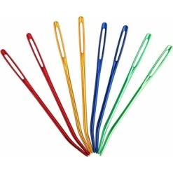 Agujas De Ojo Grande Agujas De Coser, Agujas De Tapicería Con Una Botella De Almacenamiento, Hilo Tejer Aguja De Coser Para Ganchillo Zurcir Rebordear Acolchar Tejer Tapicería Artesanías, 8 Pcs -Hogar Limpieza Tienda 54454022 5