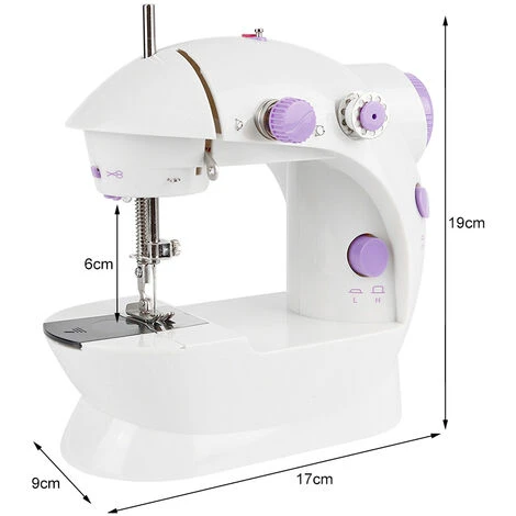 Máquina De Coser Portátil, Mini Máquina De Coser Multifunción Con 12 Modelos De Puntos Para Principiantes, Ropa DIY 5 Máquina De Coser Portátil, Mini Máquina De Coser Multifunción Con 12 Modelos De Puntos Para Principiantes, Ropa DIY - Imagen 5