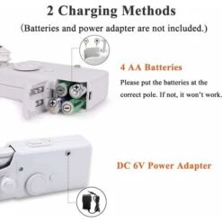 Máquina De Coser Portátil, Mini Máquina De Coser Manual Para Coser Ropa Reparación Rápida Con 15 Accesorios 7 Máquina De Coser Portátil, Mini Máquina De Coser Manual Para Coser Ropa Reparación Rápida Con 15 Accesorios -Hogar Limpieza Tienda 63878183 3