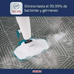 Leifheit Mopa A Vapor CleanTenso Contra Bacterias Y Gérmenes, Limpiador De Vapor De Calentamiento Rápido, Limpiasuelos Con Regulación Gradual -Hogar Limpieza Tienda 64728380 4