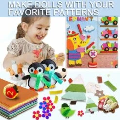 Tela De Fieltro, 40 Piezas De Fieltro No Tejido Multicolor, Hoja De Fieltro Suave, Fieltro De Poliéster Para Bricolaje, Costura, Acolchado, Decoraciones Navideñas - 20x30cm -Hogar Limpieza Tienda 67693045 3