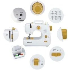 Máquina De Coser PRIXTON P120 Con 16 Puntadas Diferentes -Hogar Limpieza Tienda 73785204 5