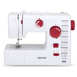 Máquina De Coser PRIXTON P130 Con 59 Puntadas Diferentes - Granate