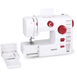 Máquina De Coser PRIXTON P130 Con 59 Puntadas Diferentes - Granate -Hogar Limpieza Tienda 73785222 3