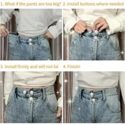 Botón De Jeans Desmontable, Botón De Pantalones, Juego De 12 Botones De Jeans Ajustables, Botones Desmontables Instantáneos, Botón De Jeans Retráctil, Botón De Metal Desmontable Para Ropa, Jeans, Fald 9 Botón De Jeans Desmontable, Botón De Pantalones, Juego De 12 Botones De Jeans Ajustables, Botones Desmontables Instantáneos, Botón De Jeans Retráctil, Botón De Metal Desmontable Para Ropa, Jeans, Fald -Hogar Limpieza Tienda 74996076 5