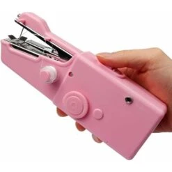 Mini Máquina De Coser De Mano, Máquina De Coser De Reparación Inalámbrica De Mano Para Ropa De Tela De Uso Doméstico -Hogar Limpieza Tienda 74996534 3