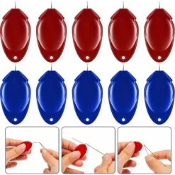 10 Piezas De Enhebradores De Agujas Para Coser A Mano, Bricolaje, Hilo De Plástico, Enhebrador Simple, Trabajo Manual, Herramienta De Costura, Máquina De Enhebrado Automático, Hoja De Línea De Desgast