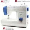 Máquina De Coser ALFA NEXT840+ 34 Diseños Prensatelas 2 Alturas