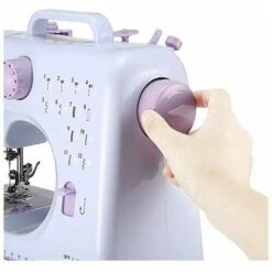 Máquinas De Coser Portátiles Mini Máquina De Coser Eléctrica Doméstica De Fácil Uso Con 12 Puntadas Incorporadas Multicolor -Hogar Limpieza Tienda 79302679 4