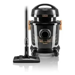HAEGER AQUACLEAN 1200 Aspirador Con Filtro De Agua, 1200W, Aspiración Con Filtro De Agua, Depósito De Agua 9L, Aspirar Sólidos Y Líquidos