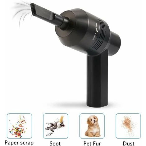 LYCXAMES -- Aspirador De Teclado Inalámbrico, Limpiador De Teclado USB, Mini Aspirador De Teclado De Coche De 1000 Pa, Kit De Limpieza De Polvo, Espacio De Limpieza Para Teclado, Coche, Pelo De Mascot 2 LYCXAMES -- Aspirador De Teclado Inalámbrico, Limpiador De Teclado USB, Mini Aspirador De Teclado De Coche De 1000 Pa, Kit De Limpieza De Polvo, Espacio De Limpieza Para Teclado, Coche, Pelo De Mascot - Imagen 2