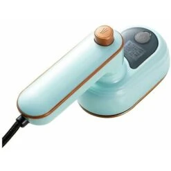 Mini Plancha De Vapor Portátil, Máquina De Planchar En Seco Y Húmedo, Enchufe Azul De La UE