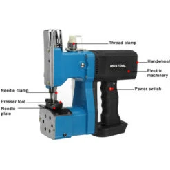 Máquina De Coser Multifuncional Eléctrica Portátil De 1000 W, Mini Máquina De Cierre De Bolsas, Máquina De Cierre De Bolsas -Hogar Limpieza Tienda 92739968 3