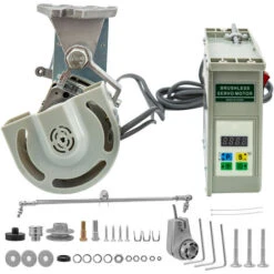 VEVOR 750W Servo Motor Sin Escobillas Para Máquina De Coser 3500RPM Con Porta Agujas Fijo