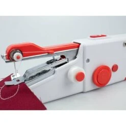 Máquina De Coser Portátil, Mini Máquina De Coser Eléctrica Portátil Para Adultos, Puntada Rápida Adecuada Para Ropa, Telas, Viajes En Casa DIY -Hogar Limpieza Tienda 97079557 3